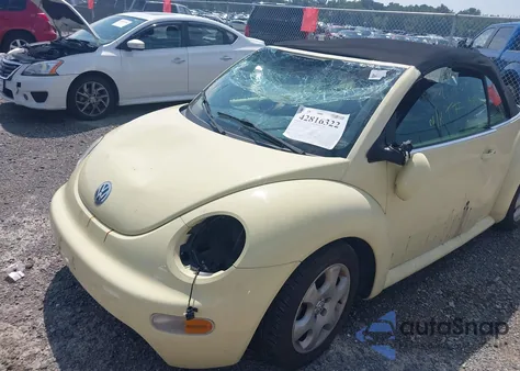 2003 Volkswagen New Beetle Gls z USA, uszkodzony, nr VIN 3VWCK21Y63M326035